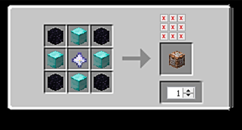 Command on sale block crafting